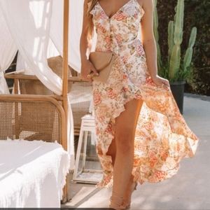 Floral maxi dress